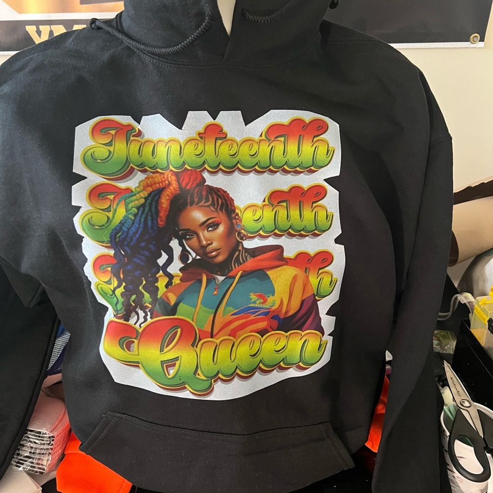 She is beautiful Juneteenth hoodie warm and sexy who don’t want to rep 1865